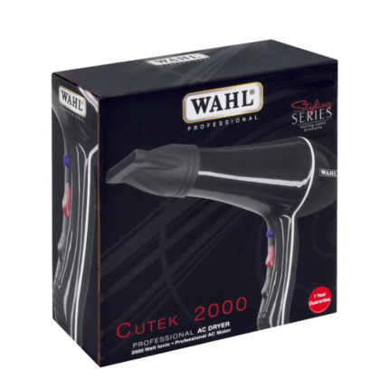 Wahl Cutek 2000 Hair Dryer – Black, Model 5439-216