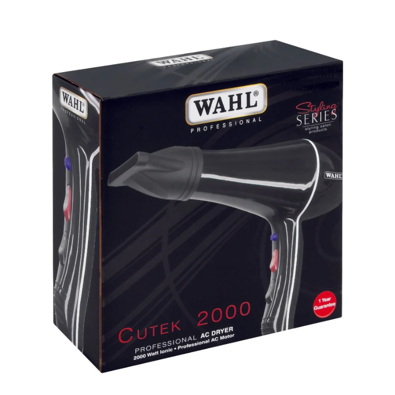 Wahl Cutek 2000 Hair Dryer – Black, Model 5439-216