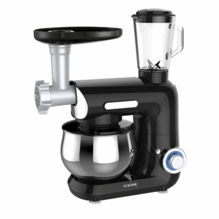 Goldair GBGM-3350 Multi Kitchen Machine with 4L bowl, blender, and meat grinder