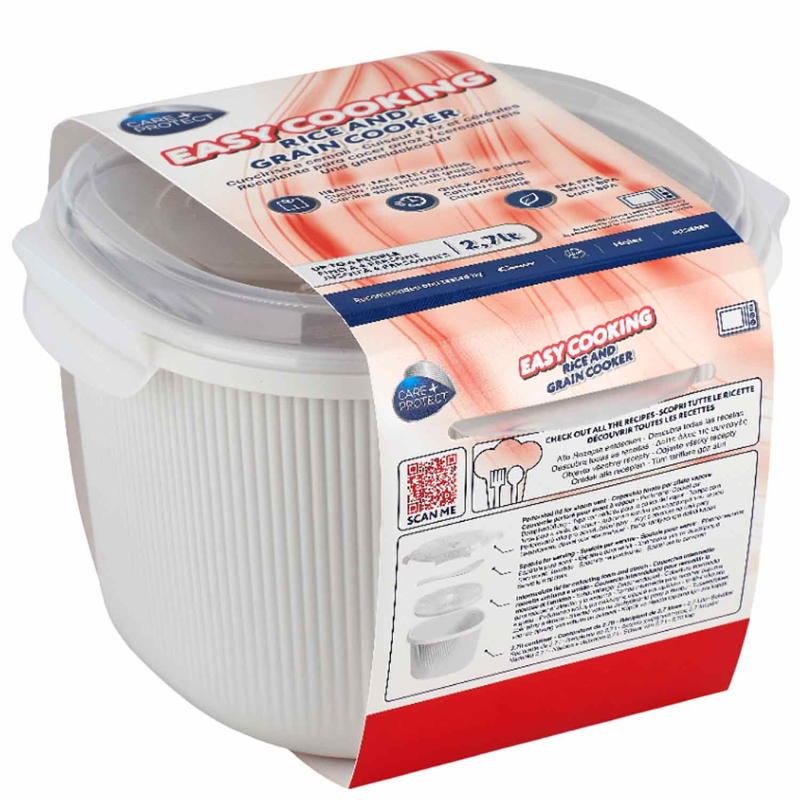 Care + Protect 2.7L Microwave Rice & Cereal Cooker – Pack of 6 (35602779) Care + Protect 2.7L Microwave Rice & Cereal Cooker – Pack of 6 (35602779)