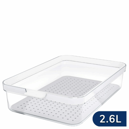 Care + Protect 2.6L Freshness Plastic Food Container – Airtight Kitchen Storage