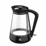 Swan Glass Kettle - Black, 1.7L, 2200W - Image 2