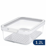 Care + Protect 1.2L Freshness Plastic Food Container - Pack of 6 - Image 2