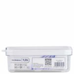 Care + Protect 1.2L Freshness Plastic Food Container - Pack of 6 - Image 3