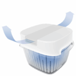 Care + Protect 1.6L Freshness Plastic Food Container With Filter - Pack of 4 - Image 3