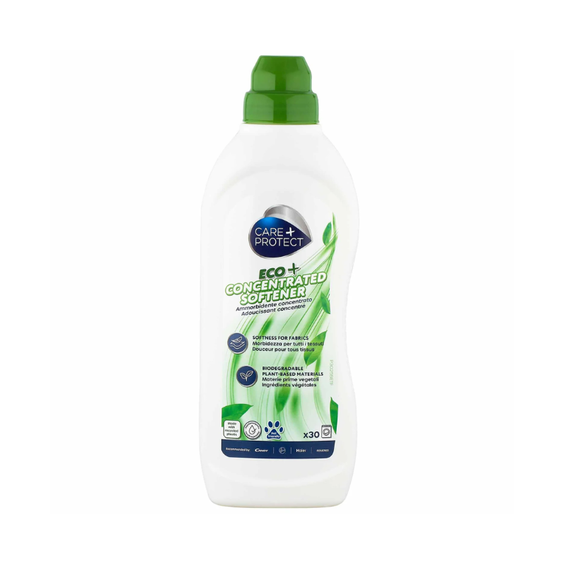 35602761 Care + Protect Eco+ Fabric Softener 750ml bottle for machine and hand washing
