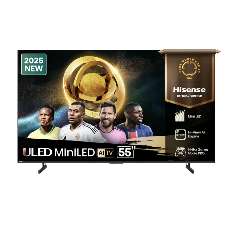 Hisense 55U7Q 55" Mini-LED QLED Gaming TV – 144Hz VRR