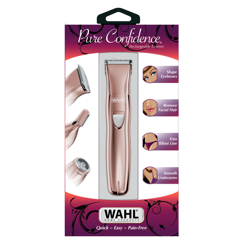 WT9865-2916 Rechargeable Rose Gold Ladies Trimmer