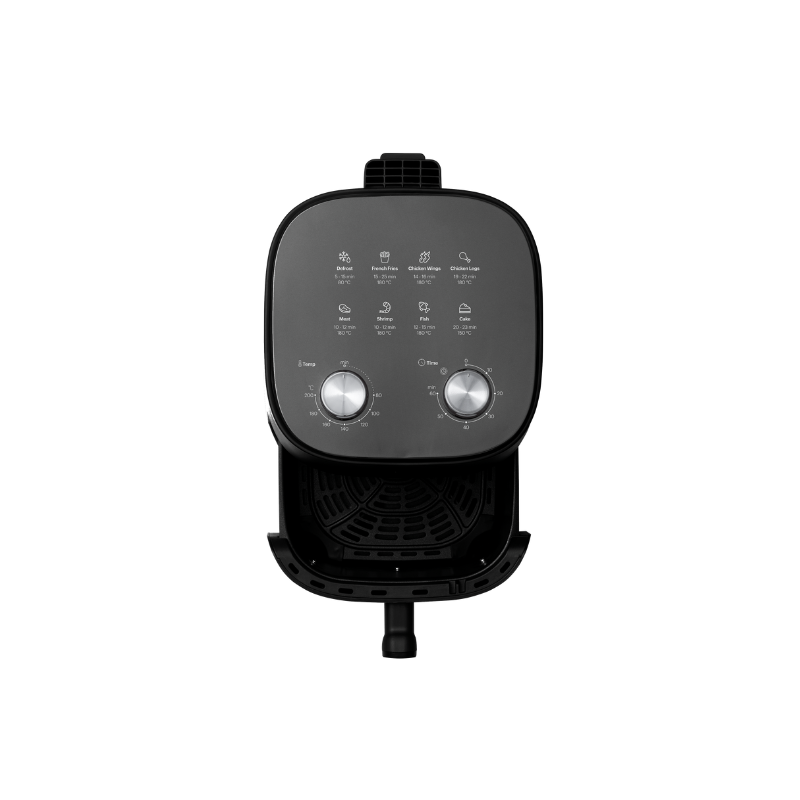 AIR FRYER 4.7L Defy 4.7L Manual Air Fryer – Matte Black & Silver (DAF 2347 MBG)