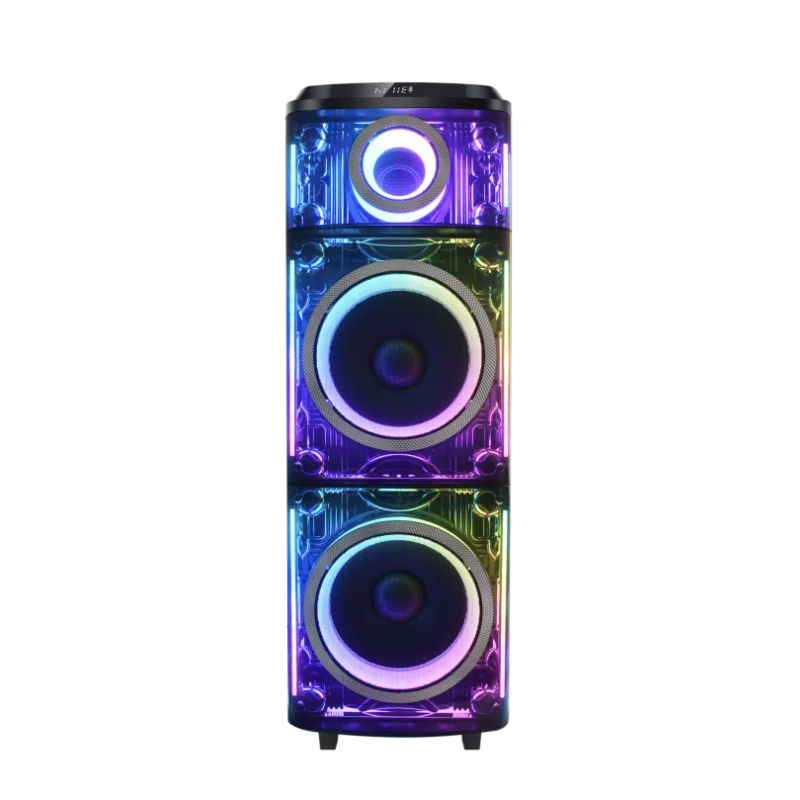 JVC XS-N8115PB Acrylic Party Speaker with Bluetooth and RGB Lights