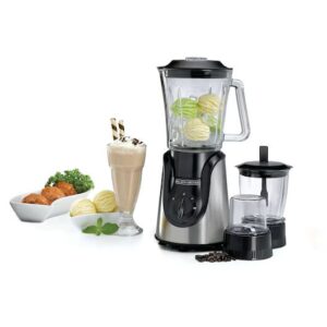 Black+Decker BX600G 600W Glass Blender with Grinder & Mincer