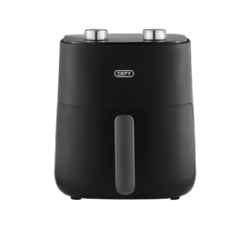 Defy 4.7L Manual Air Fryer – Matte Black & Silver (DAF 2347 MBG)