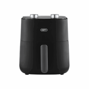 Defy 4.7L Manual Air Fryer – Matte Black & Silver (DAF 2347 MBG)