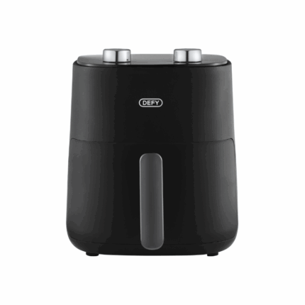 Defy 4.7L Manual Air Fryer – Matte Black & Silver (DAF 2347 MBG)