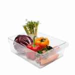 Care + Protect 35602791 Fridge Organizers Kit – Set of 3 BPA-Free Containers