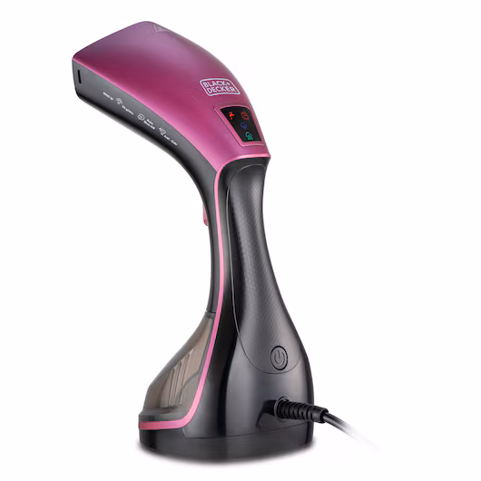 BLACK+DECKER HSTD1600-B5 Digital Handheld Garment Steamer – 1600W fabric care appliance