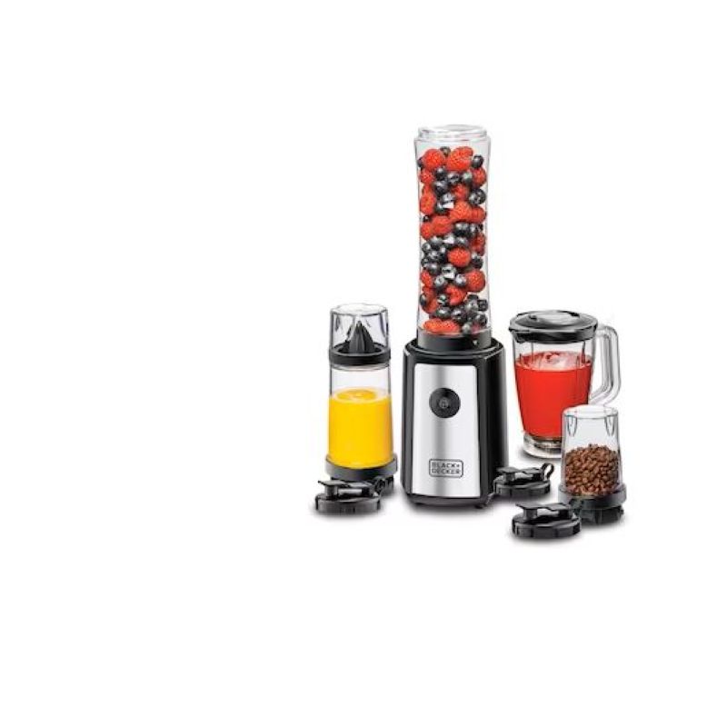 Black+Decker SBX300BCG 300W Sports Blender with Citrus Juicer and Grinder