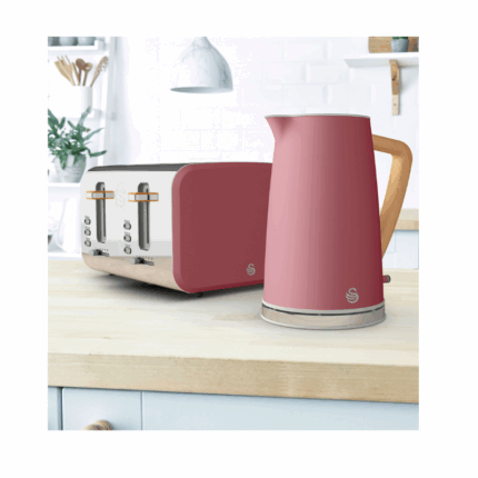 Swan SNK9FR Nordic Fuchsia Rose Cordless Kettle