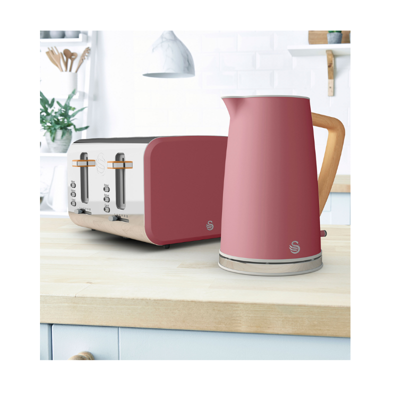 Swan SNK9FR Nordic Fuchsia Rose Cordless Kettle