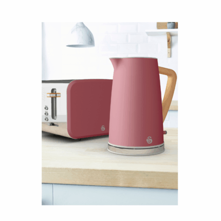 Swan Nordic SNT2FR 2-Slice Toaster in Fuschia Rose