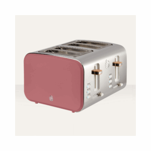 Swan Nordic SNT4FR 4-Slice Toaster in Fuschia Rose