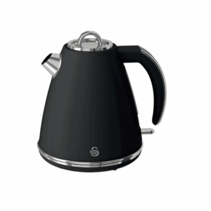 Swan SRK15B 1.5L Black Retro Jug Kettle