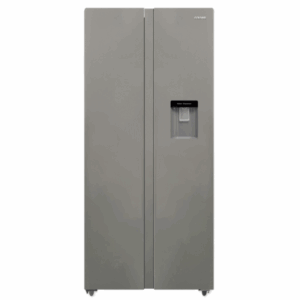 Goldair GSS-610WD Side by Side Refrigerator – 610L with Water Dispenser (Gray)