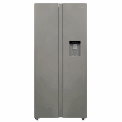Goldair GSS-610WD Side by Side Refrigerator – 610L with Water Dispenser (Gray)