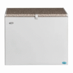 GF215 215L gas/electric chest freezer front view
