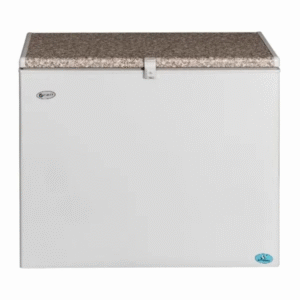 GF215 215L gas/electric chest freezer front view