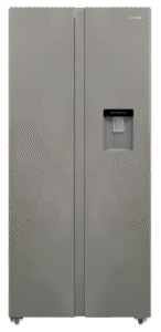 Goldair GSS-610WD Side by Side Refrigerator – 610L with Water Dispenser (Gray)