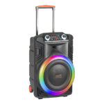 Omega Kolav J1531 Karaoke Speaker – 12V Battery, 80W, Bluetooth, RGB, Dual Mics - Image 2