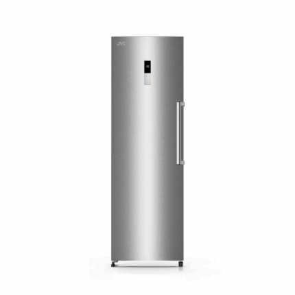 JVC WG-NRFL40Z5S Upright Single Door Fridge – 400L Inox Finish