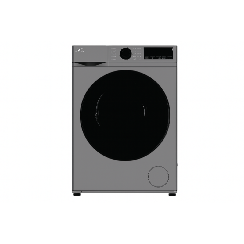 JVC WG-NLDF08H5S 8KG Front Loader Washing Machine – Silver