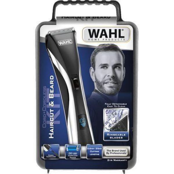 WC9697-1016 Rechargeable LCD Cord/Cordless Hair Clipper & Beard Kit