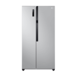 LG 519L Side-By-Side Fridge GCFB507PQAM Silver front view
