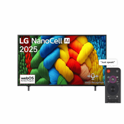 LG 75NANO80A6A 75" NanoCell 4K Smart TV with HDR10 and Magic Remote
