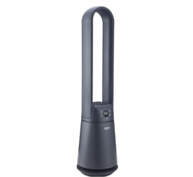 Defy DBF300 Bladeless Fan in Metallic Grey with Remote