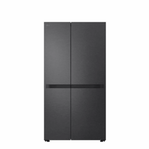 LG 658L Side-by-Side Fridge GC-B257KQJW in Black Stainless Finish