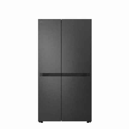 LG 658L Side-by-Side Fridge GC-B257KQJW in Black Stainless Finish