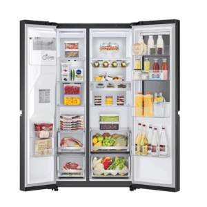 LG 617L InstaView Side-by-Side Refrigerator GC-X257CQFS