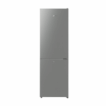 Univa 157L bottom freezer fridge UB205M in metallic finish