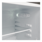 Univa 157L bottom freezer fridge UB205M in metallic finish