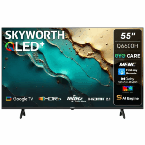 Skyworth 55 Inch QLED Google Smart TV 55Q6600H with Eye Care and Dolby Vision