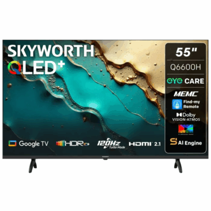 Skyworth 55 Inch QLED Google Smart TV 55Q6600H with Eye Care and Dolby Vision