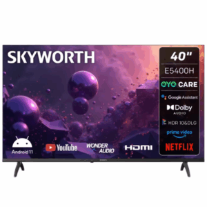 Skyworth 40 Inch FHD Android TV 40E5400H with Google Assistant and Chromecast