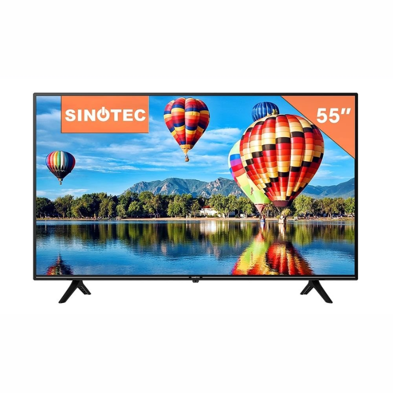 Sinotec 55" UHD Android TV STL-55G2Q front view Sinotec 55" UHD Android TV STL-55G2Q front view