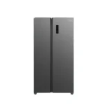 Univa 442L side by side fridge metallic finish
