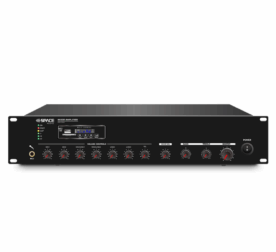 Space Technology SPA-120A 120W Rack Mount Mixer Amplifier with MP3/FM/Bluetooth