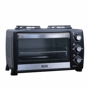 Alva Electric Oven With 2 Plate Stove ESO001 – Compact 20L Mini Kitchen
